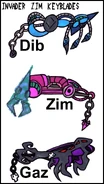 Invader Zim Keyblades ()