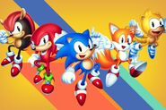 Mighty with the Sonic Mania cast