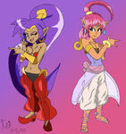 Request shantae and shahra by triwarrior30 de0pmnb-fullview