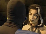 Sareena talking to Bi-Han in the Playstation version of MKM: SZ
