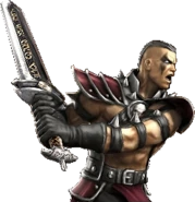Reiko's unused MKA VS render with the Devastator sword