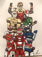 Super megaforce rangers as saban heroes by lavenderranger-ddbbh45.jpg (161 KB) Super Mega Rangers as Chromonium Gold Beetleborg, Space Sheriff Skyfire, Masked Rider, VR Kaitlin, Red Striker Beetleborg and VR Ryan