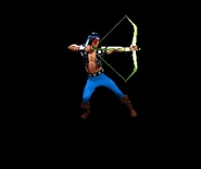 Nightwolf render with bow and arrow