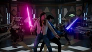 Amelia's Chromafury Lightsaber and Ollie's Chromafury Lightsaber