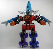 Wolf Pride Megazord with Shark Power