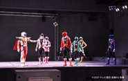 Super Megaforce Meridian White and Super Mega Rangers Team Up