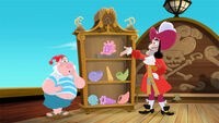 Hook and Smee in Jake and the Never Land Pirates