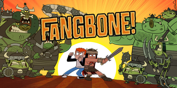 Fangbone! production art