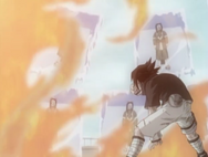 Sasuke Trying To Melt The Mirrors