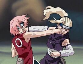 Sakura Ino punch