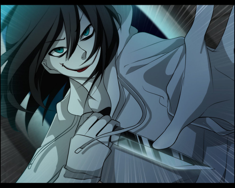 Drawn Jeff The Killer Awesome  Anime Jeff The Killer  Free Transparent  PNG Clipart Images Download
