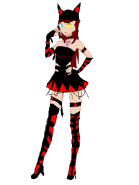 Neko con su nuevo y último diseño