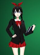 Dew's older concept in "Anime school girl dress up game" by Rinmaru Games