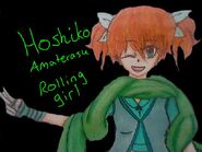 my first drawing of Hoshiko.