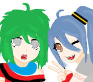 Aodewa y Yumiko (Hecho por Yuzuki-Anii01) :3