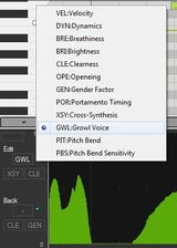 Parámetros de control > Growl