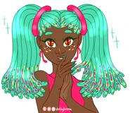 "Minusa," Mina as a Medusa by destinytomoon