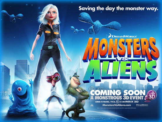 Monsters vs. Aliens 3D Tickets & Showtimes