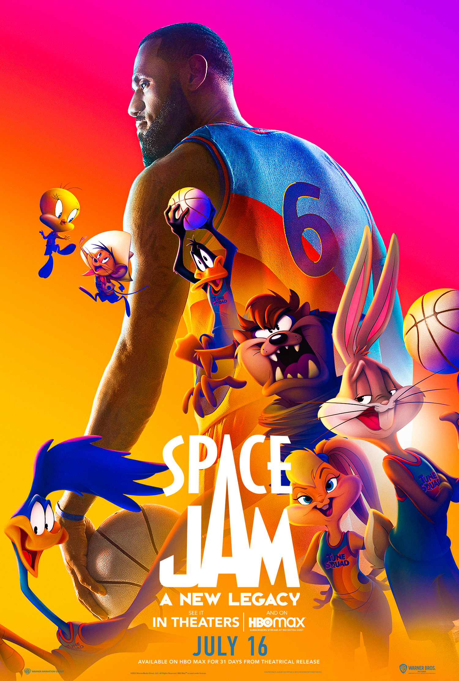 Looney Tunes: Space Jam - Classic Wall Poster, 22.375 x 34