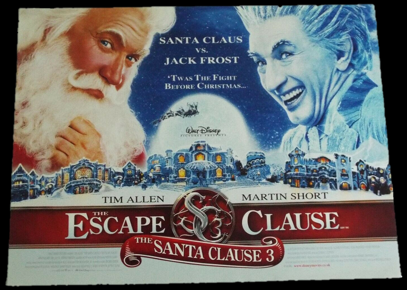 the santa clause movie poster