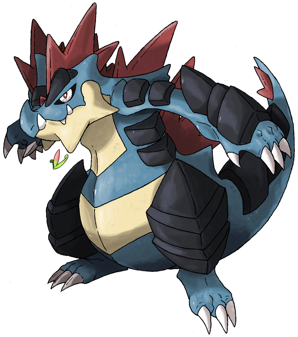 Pokemon Fan Creates Mega Evolutions for Meganium, Typhlosion, and Feraligatr