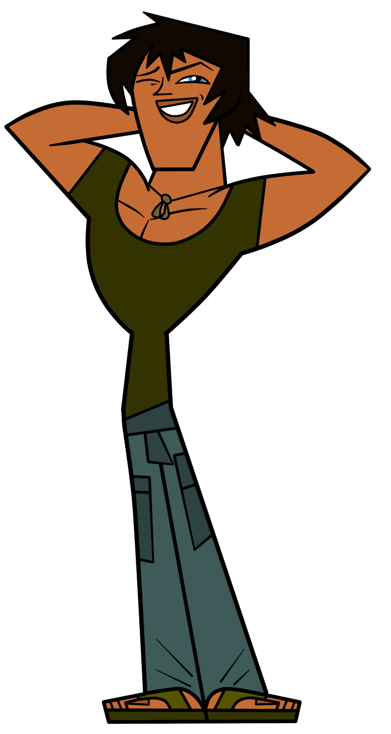 Justin Total Drama Wiki Fandom Powered By Wikia - Total Drama Island Tom,  HD Png Download - 400x1168 (#1285175) - PinPng