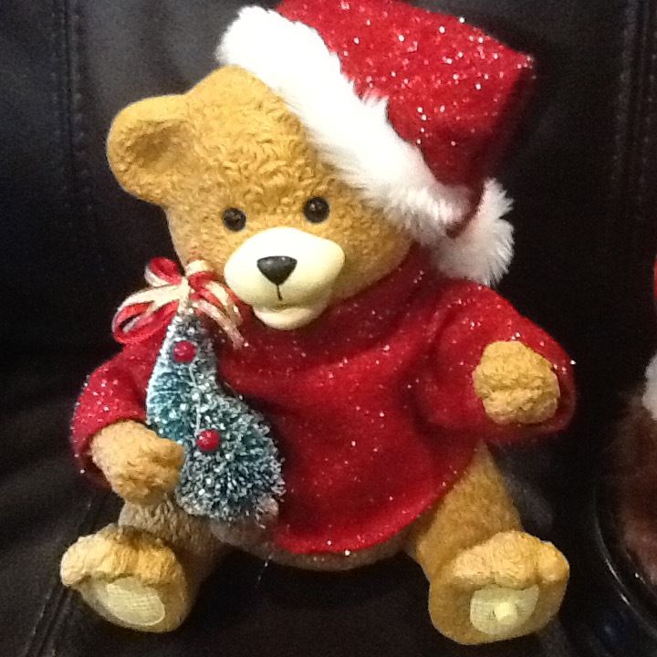 Talking christmas bear hot sale