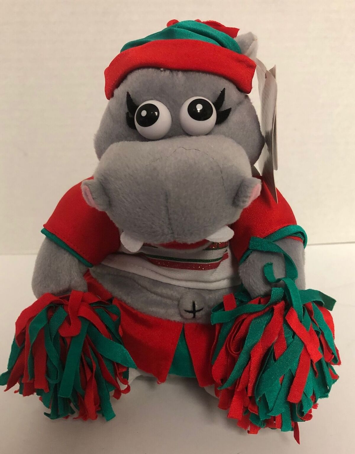 Christmas hippo plush clearance