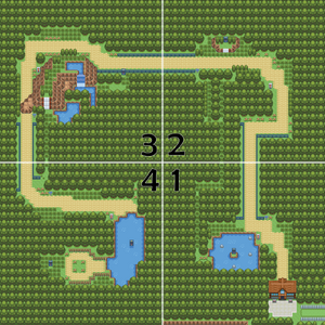 Tunod Safari Zone Map Numbered