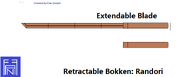 Retractable Bokken - Randori