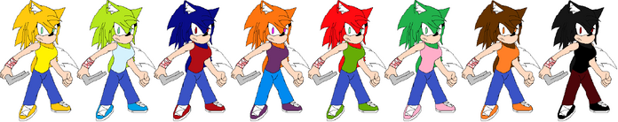 Skyler The Hedgefox Palette Swaps