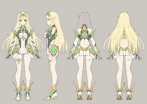 Concept Artwork of Mythra from Xenoblade Chronicles 2
