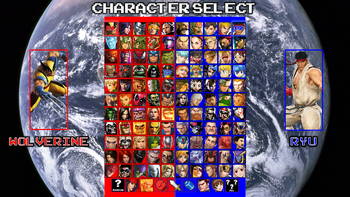 MvCA Character Select