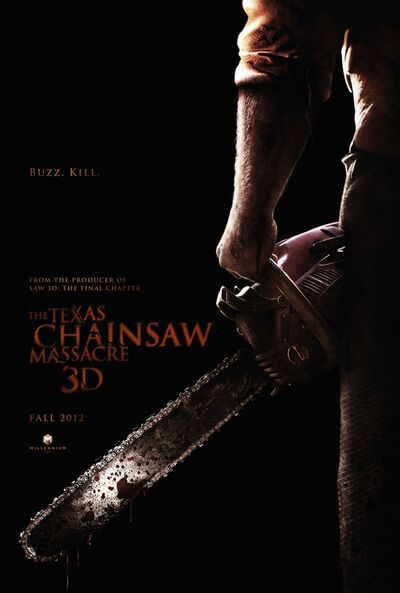 Leatherface 3d poster