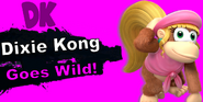 Splash Art of Dixie Kong