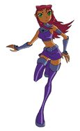 Starfire, A Princess heroien appeared on Tarmaran and on the island.