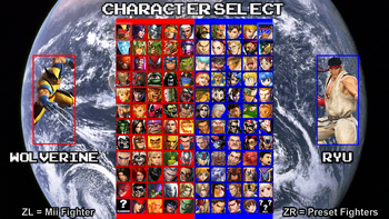 MvCA Character Select Screen NSVersion