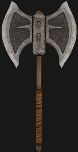 Iron Battle Axe for Oblivion