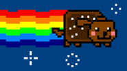 Nyan Dog appered on the island.