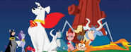 Krypto the Superdog Characters (Krypto, Streaky, Ace the Bat-Hound, Brainy Barker, Mammoth Mutt, Bull Dog, Paw Pooch, Tail Terrier, Tusky Husky, Hot Dog, Stretch-O-Mutt, Robbie)