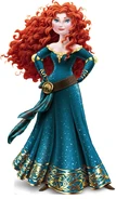 Merida In Her Dress But With Sparkles