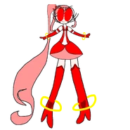 yukari as cure dragon or glitter phoenix