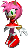 Amy Rose, a Love interest of Sonic and she's Looking for Sonic the Hedgehog on The Island.