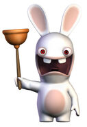 Rabbid, a Werid Rabbit breed to the Common Rabbits, Appeared on the island.