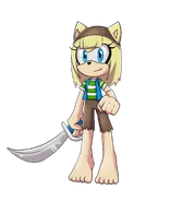 Freebooter Madeline full body. Art by @artbygio_ on Twitter/DeviantArt/Instagram