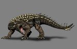 Leocrocodile, a large and aggressive carnivorous terrestrial crocodilian that can grow to the size of an extinct cave lion, hence their name. They hunt deer, tapirs, pygmy hippos, and horses