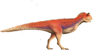 Walt's Carnotaurus, a species of Carnotaurus made by the scientists of Walt Disney Engineering. This species was first made in 2013 to be much more scientifically accurate than giant Carnotaurus, being Ceratosaurus-sized, no pronated hands, being more slim in build, and being an agile predator, making it the most scientifically accurate of the lab-created theropods in the island.