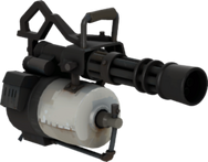 The Minigun is The First Of Heavy's Miniguns and most proud of. The Minigun is Called Sasha By Heavy and Weighs 150 Kilograms.