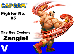 Bill Games - Zangief ( ザンギエフ, Zangiefu , Russo: Зангиев, Zangiyev ) ,  também conhecido como o  Ciclone Vermelho  ( 赤きサイクロン, Akaki Saikuron ) ,  É um personagem de video