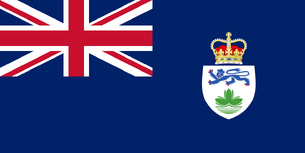The flag of Staftona Island, the fictional  which is the main setting of the film.